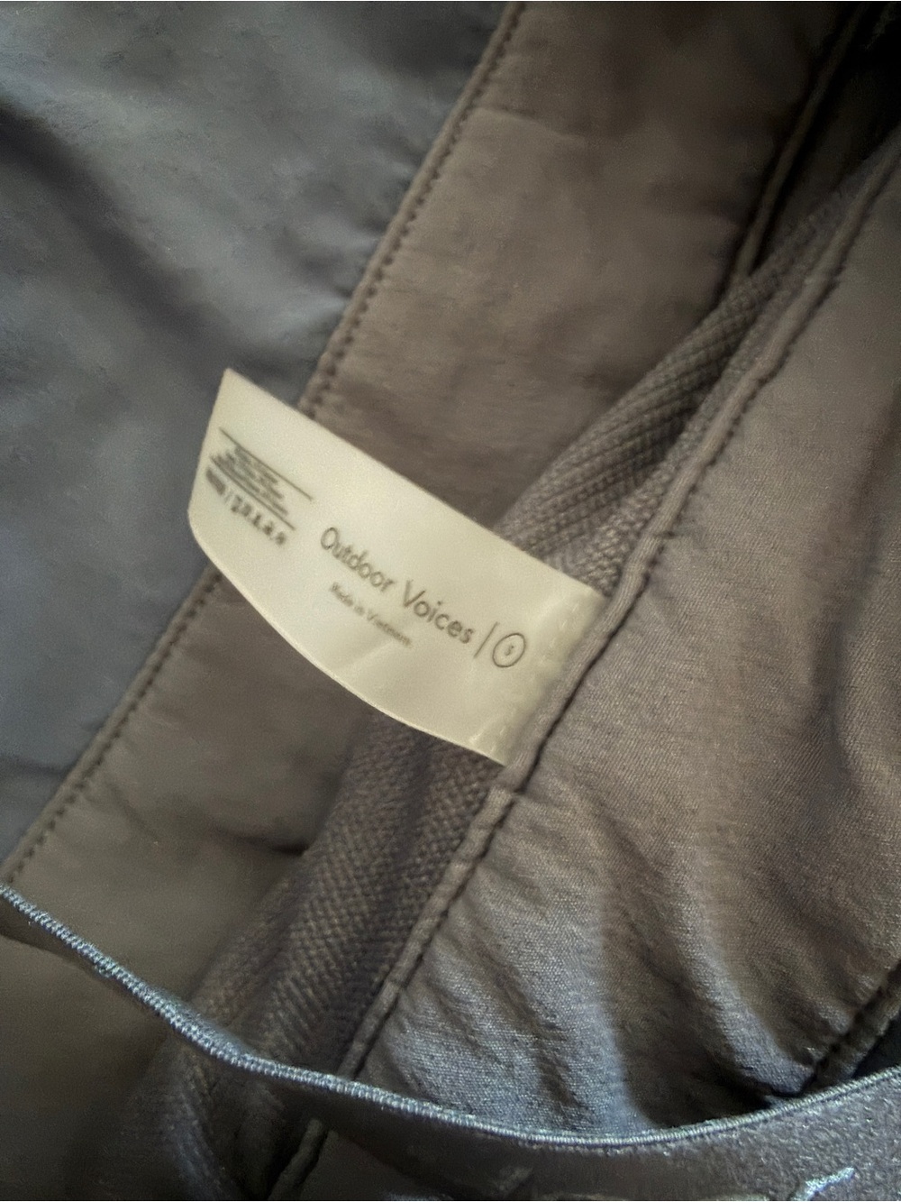 Outdoor voices rectrek overalls black cargo pocket hiking gorpcore convertible S - Picture 12 of 12